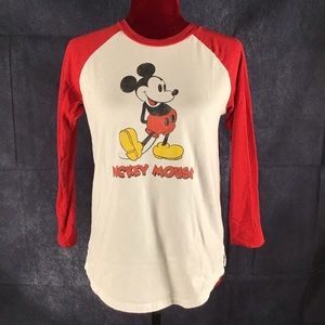 Old Navy Disney Mickey Mouse Baseball Tee - Small
